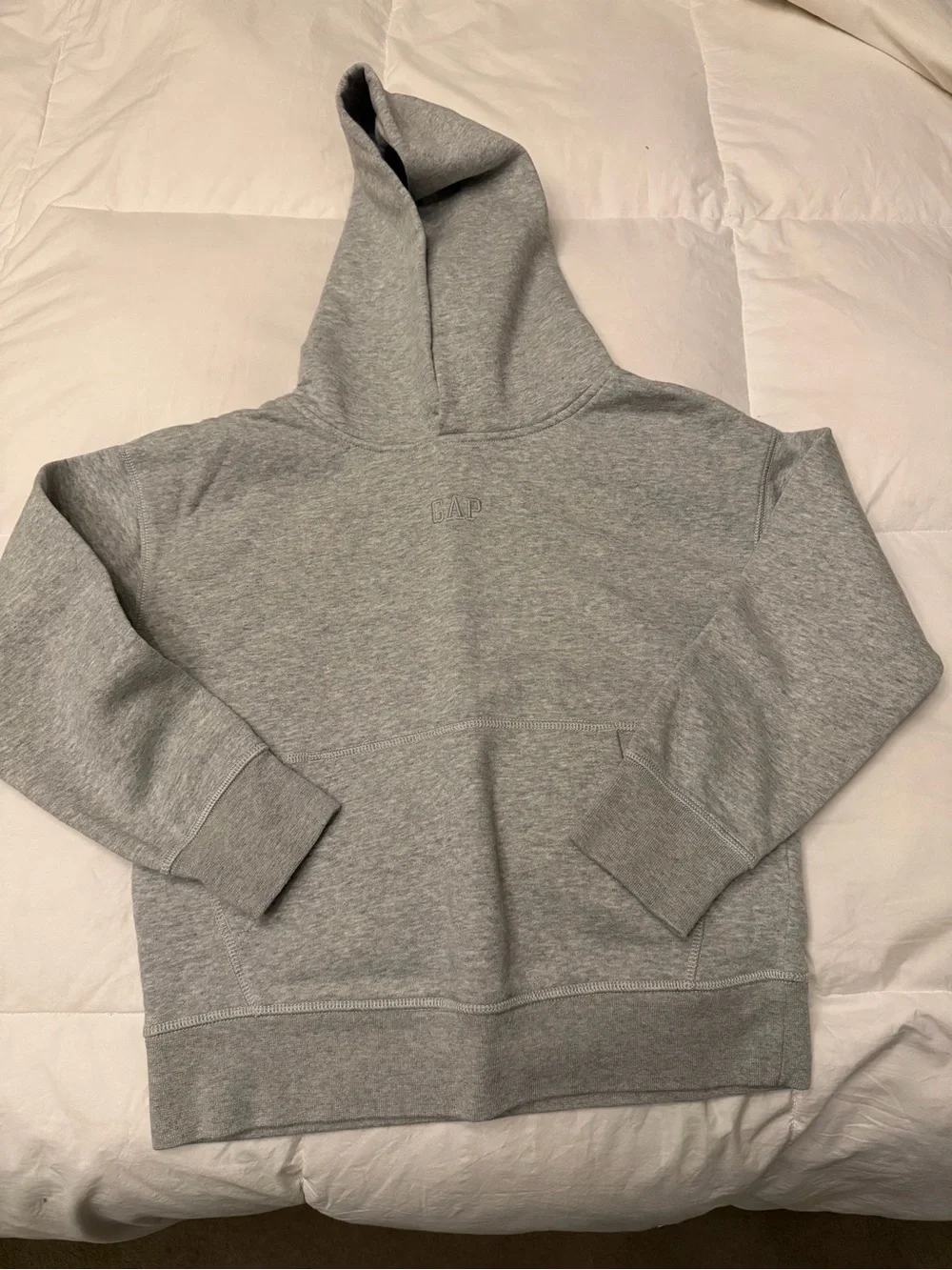 GAP Light Gray Turtleneck Hoodie